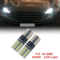 2X 24-LED Canbus Bulbs for W204 Eyebrow Parking Lights (2007–2014)