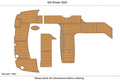 EVA Foam Teak Deck Flooring Mat for Rinker 420 (2002)