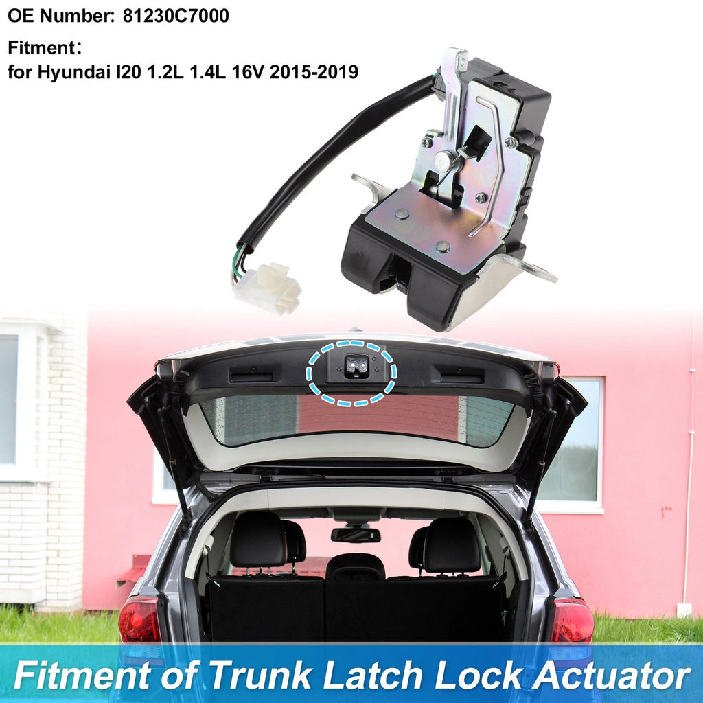 Trunk Latch Lock Actuator Rear Replacement for Hyundai I20 (2015–2019)