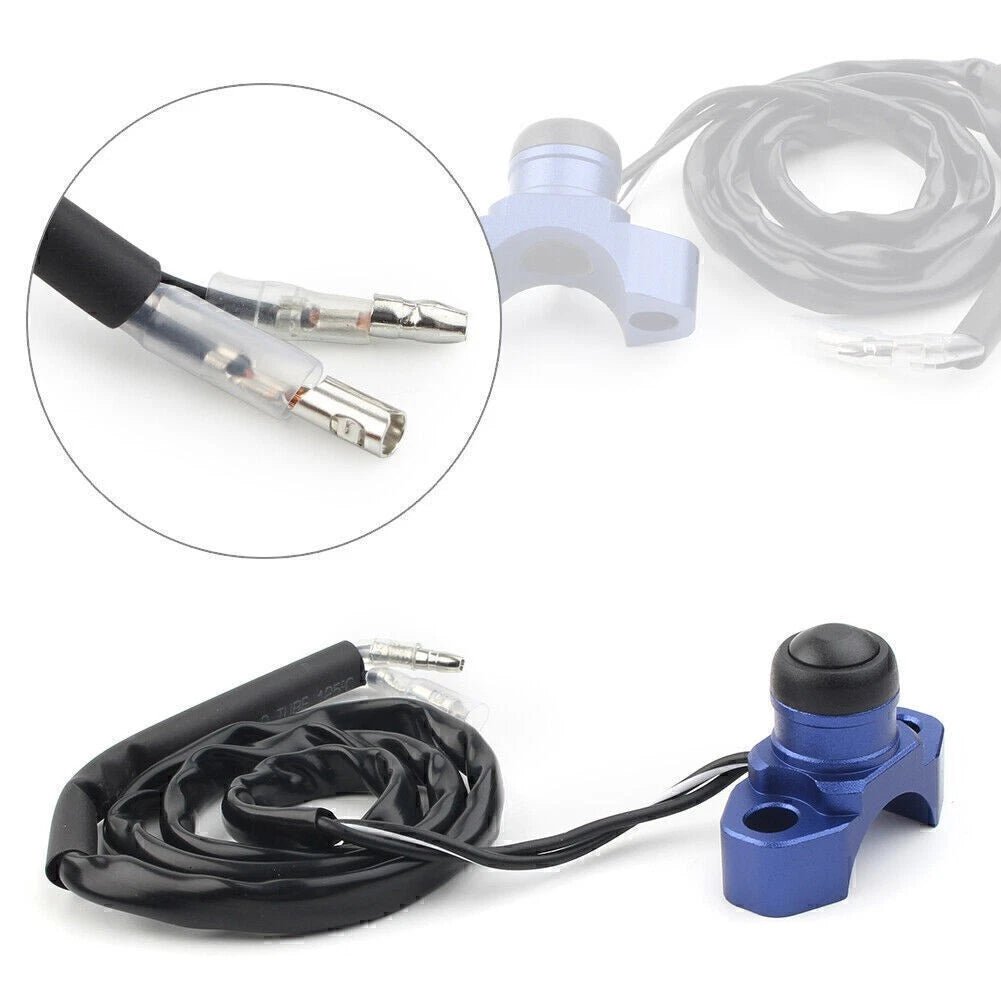 CNC Engine Stop Start Kill Switch Button for Dirt Bike Quad ATV (Universal)