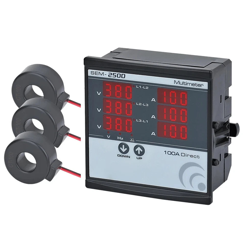 Digital Multimeter SEMXXD Three Phase 220V for Voltage and Frequency
