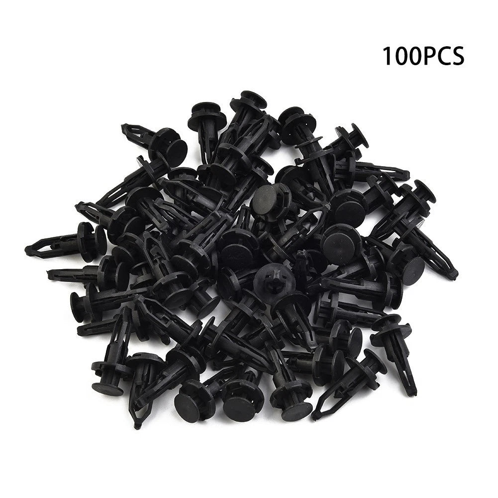 Push-Type Fastener Clips for Various Vehicles (9mm)