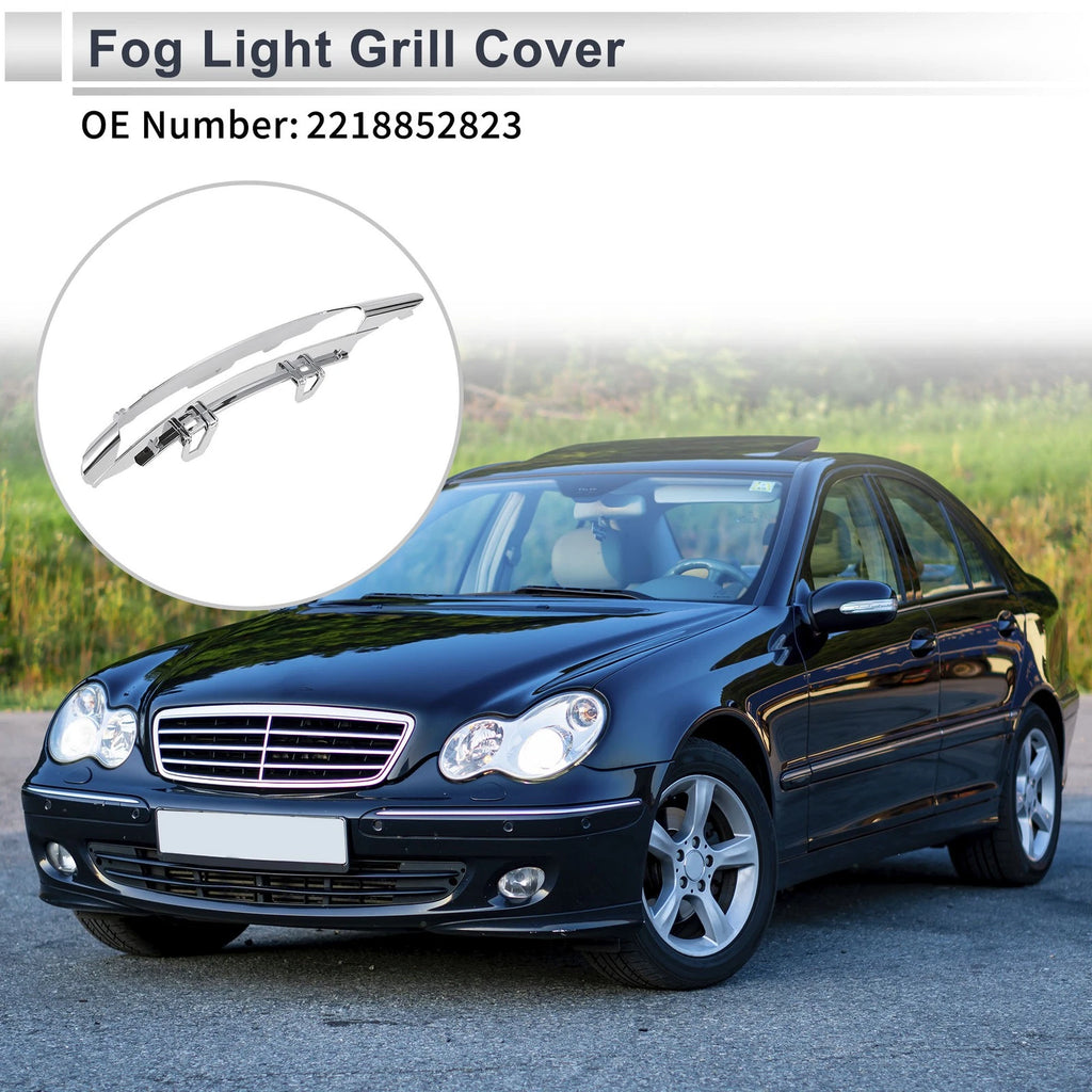 Front Right Fog Light Grill Replacement for Mercedes W221 (2010–2013)