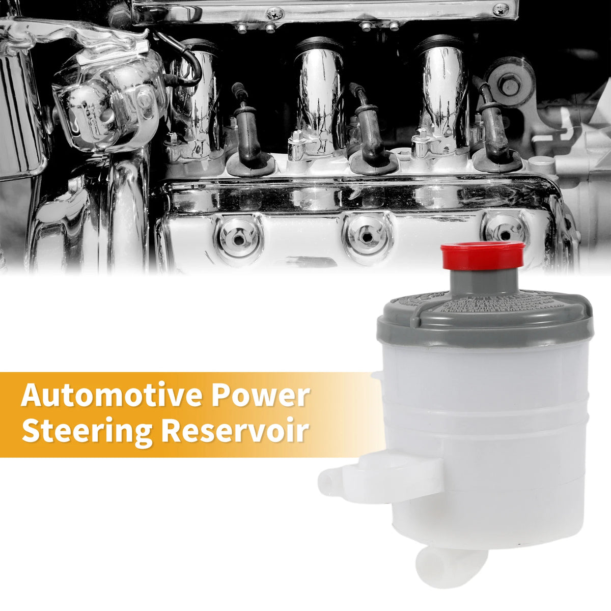 Power Steering Reservoir for Acura RSX (2002–2006) Plastic White