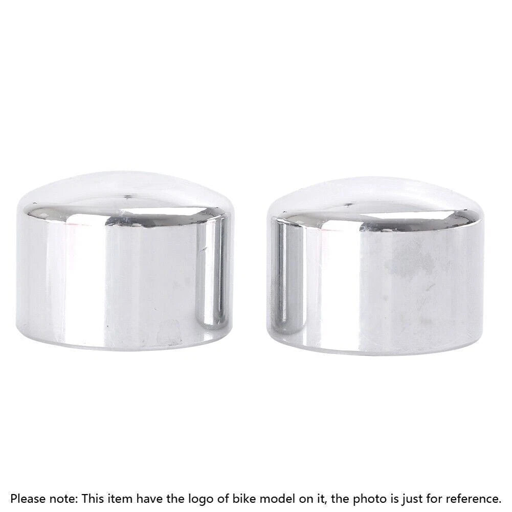 Front Axle Nut Covers for Harley Davidson & Choppers (Universal Fit) 1 Pair