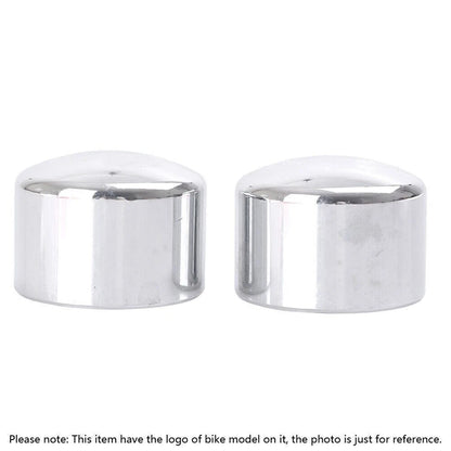 Front Axle Nut Covers for Harley Davidson & Choppers (Universal Fit) 1 Pair