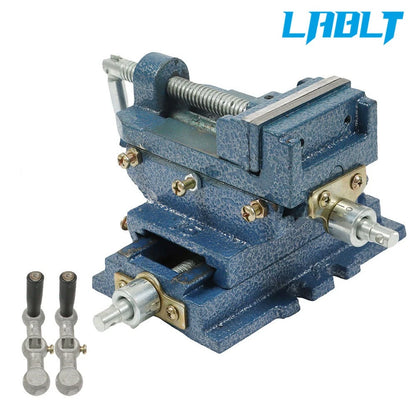 3-Inch 2 Way X-Y Clamp for Heavy Duty Metal Machine Vise (Drill Press)