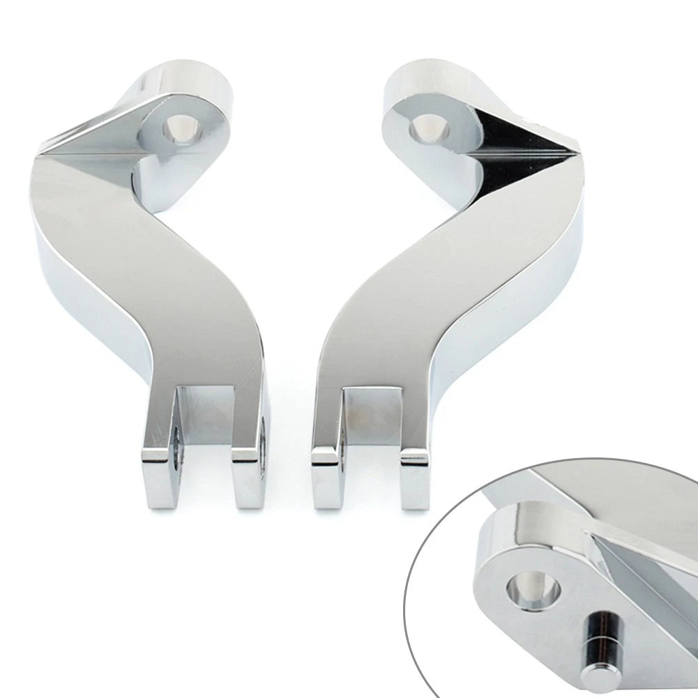 Passenger Rear Foot Peg Mount Bracket for Harley Davidson Touring (1993–2023) Chrome