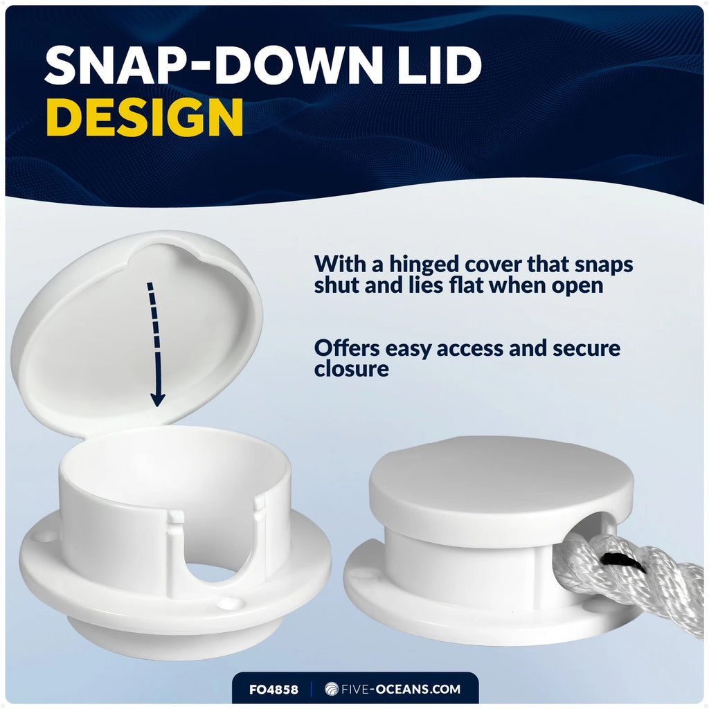 Rope Deck Pipe for Up to 7/8" Rope Size (FO4858)