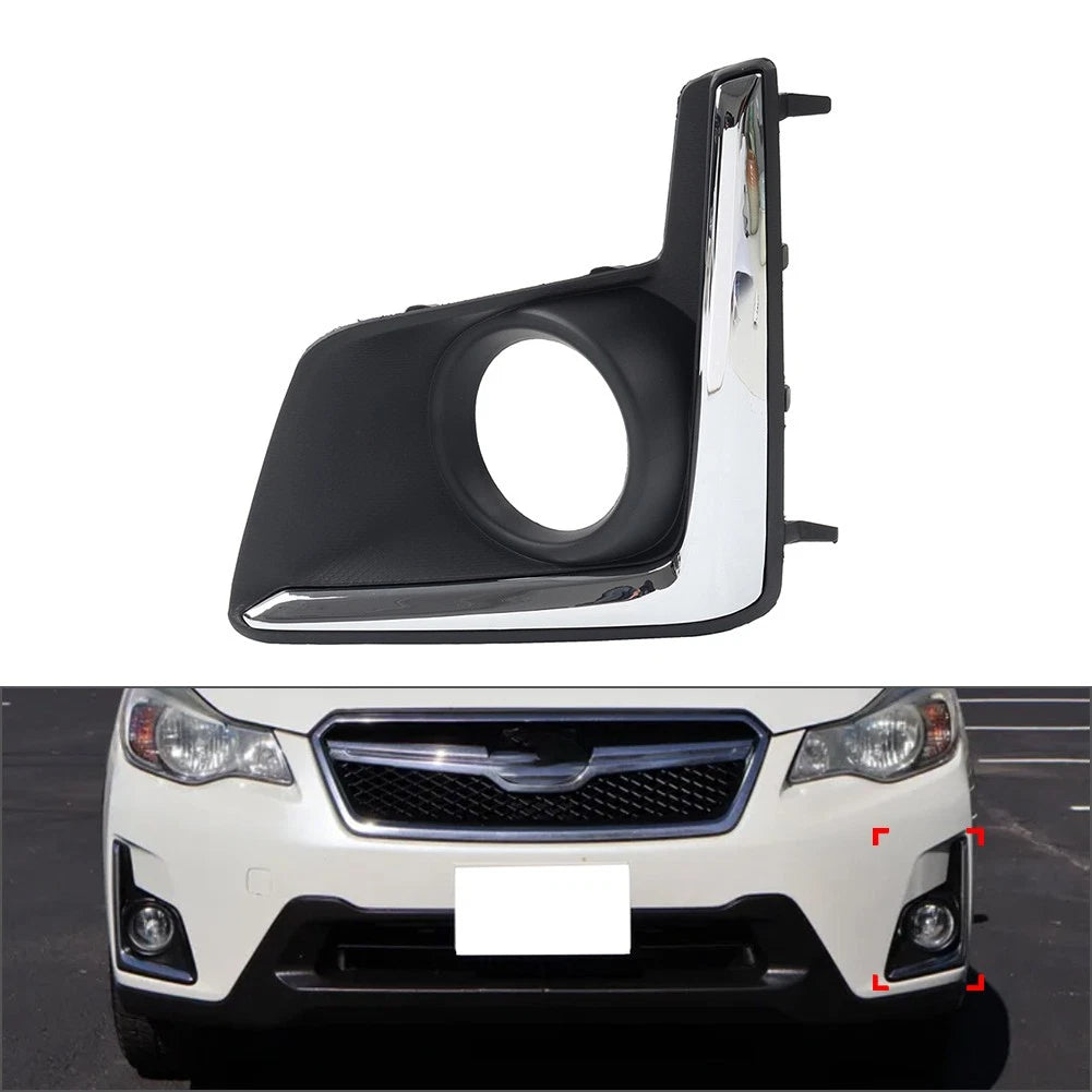 Left Side Front Bumper Fog Light Bezel Cover for Subaru Crosstrek (2016–2017)