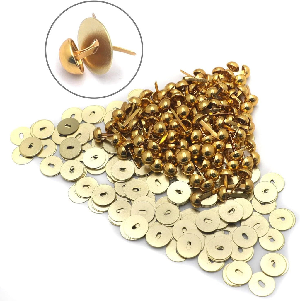 Brass Fasteners for Chain Link Fence Privacy Tape Weave (View Blocking)