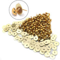 Brass Fasteners for Chain Link Fence Privacy Tape Weave (View Blocking)