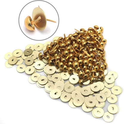 Brass Fasteners for Chain Link Fence Privacy Tape Weave (View Blocking)