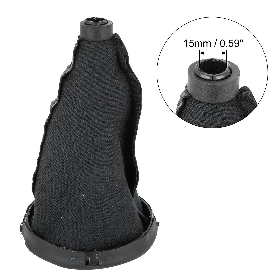 6 Speed Gear Shift Knob Gaiter Boot Covers Kit for BMW Mini (0.59in Hole)
