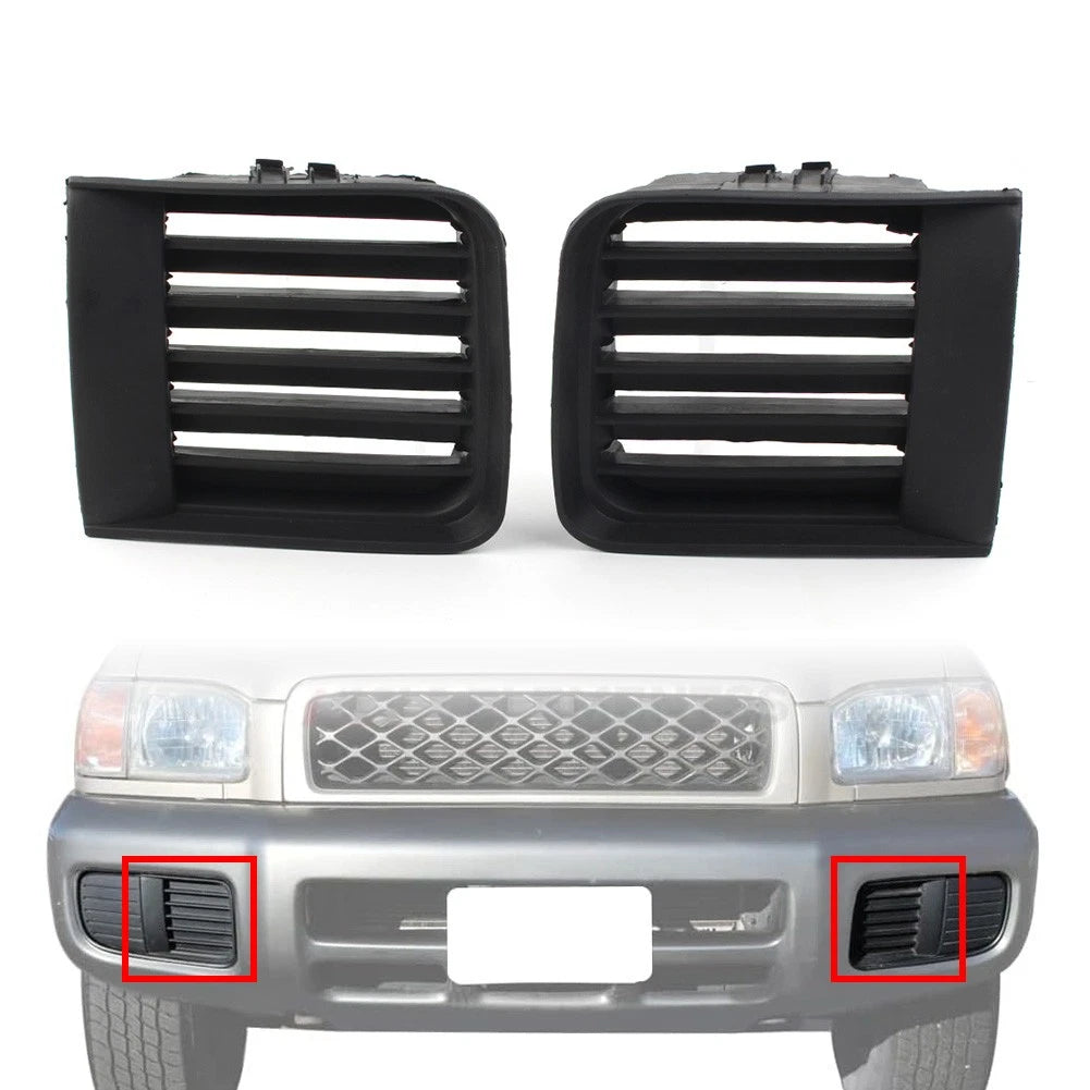 Front Bumper Fog Light Grille Cover Trim Fit Nissan Pathfinder 1999 - 2004