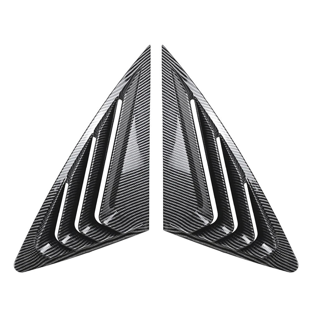 Rear Window Louvers for Audi Q3 F3 Sportback (2019–2024) Carbon Look