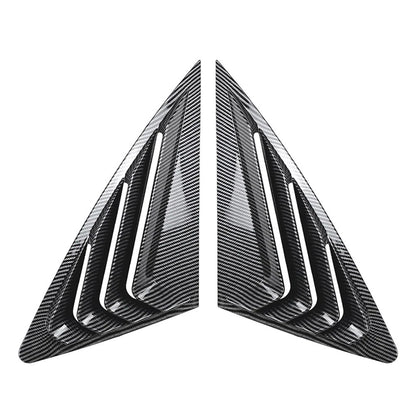 Rear Window Louvers for Audi Q3 F3 Sportback (2019–2024) Carbon Look