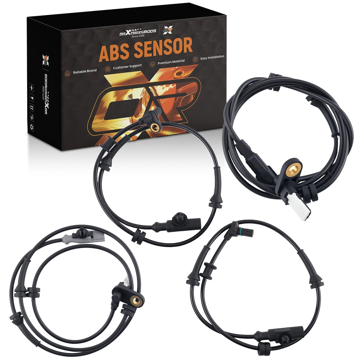 4X ABS Wheel Speed Sensor for Nissan Titan (2012–2015) 479109FF0A 47900-9FF1A
