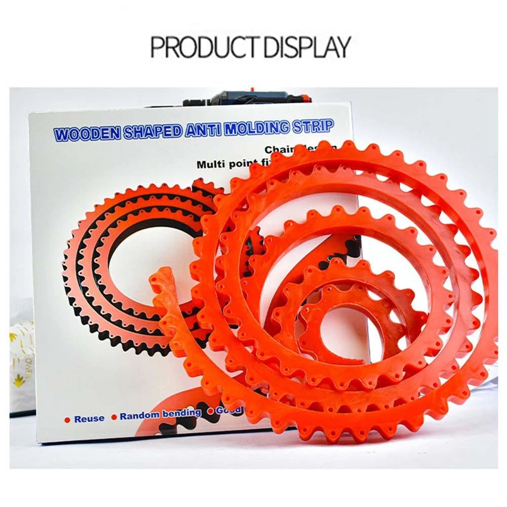 Gear Driven Template Profiling Strip for Carpentry Workshop (Reusable Tool)