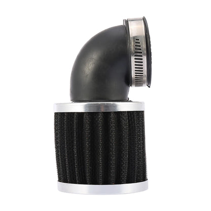 45mm Inlet 90 Degree Bend Clamp-on Air Intake Filter for Universal Motorcycles