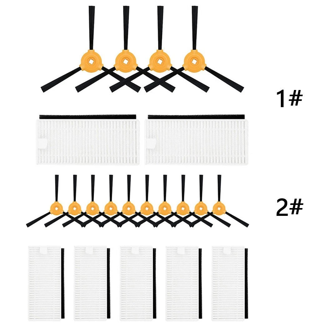 Set of 2 Filter Side Brushes for M200 M201 M501 Robotic Vacuum Cleaner