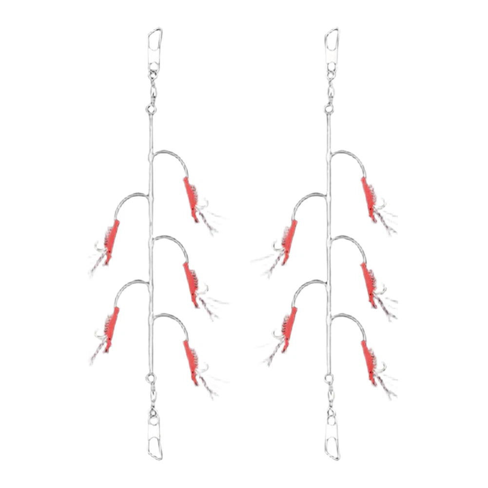 Biomimetic Glow Shrimp Rubber Bait for Sabiki String (Vertical Use)