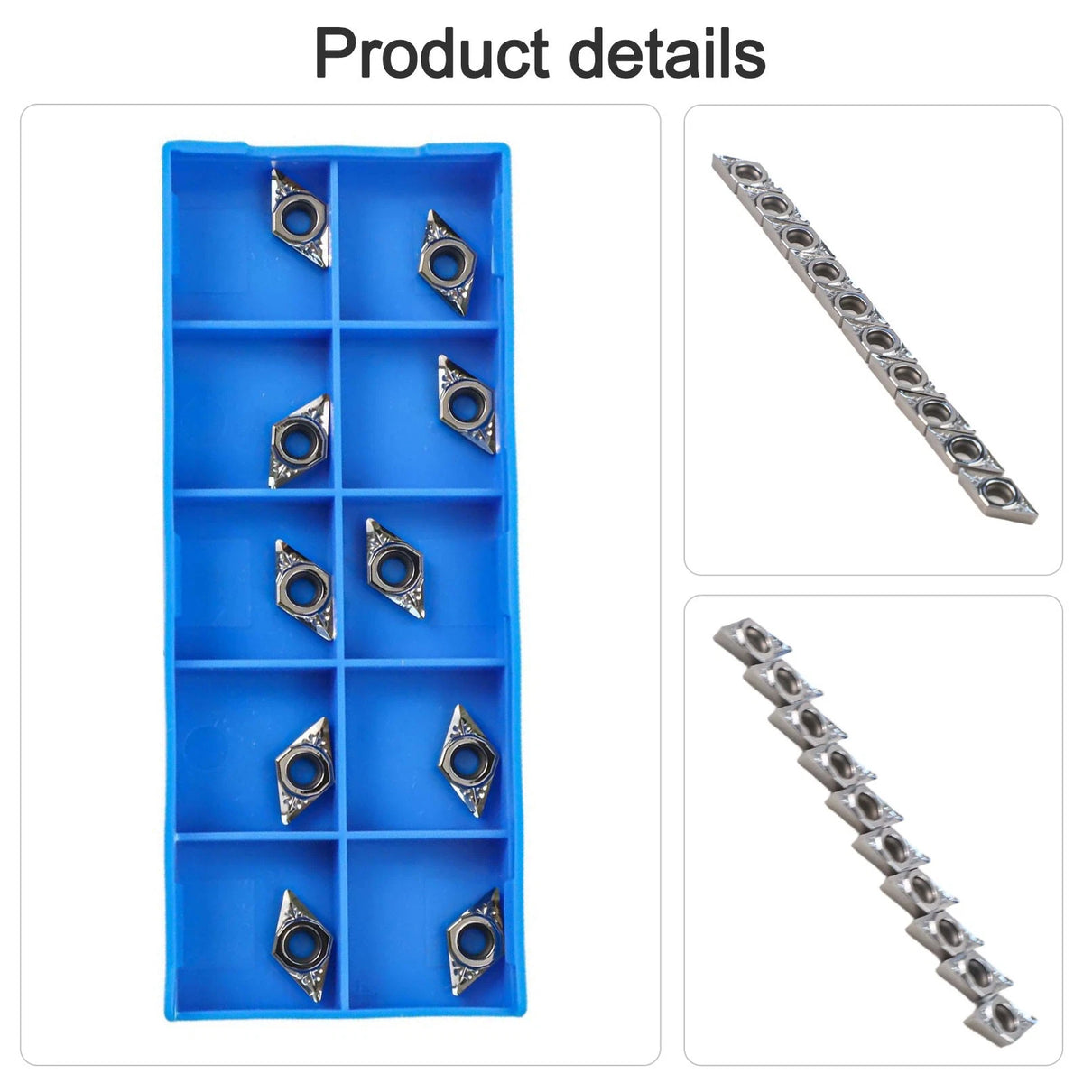 10 Inserts for Aluminum Processing and Turning