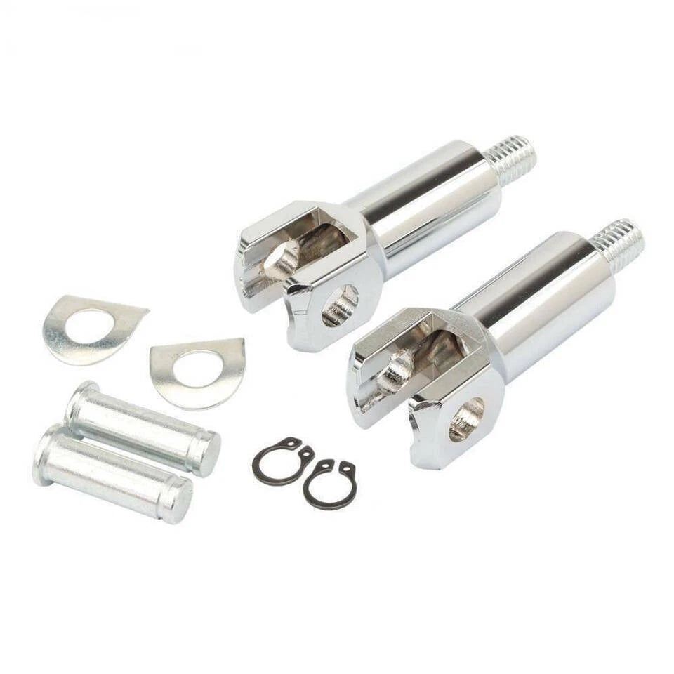 Chrome Passenger Foot Peg Rest Support Mount Clevis for Harley Softail (2000–2006)