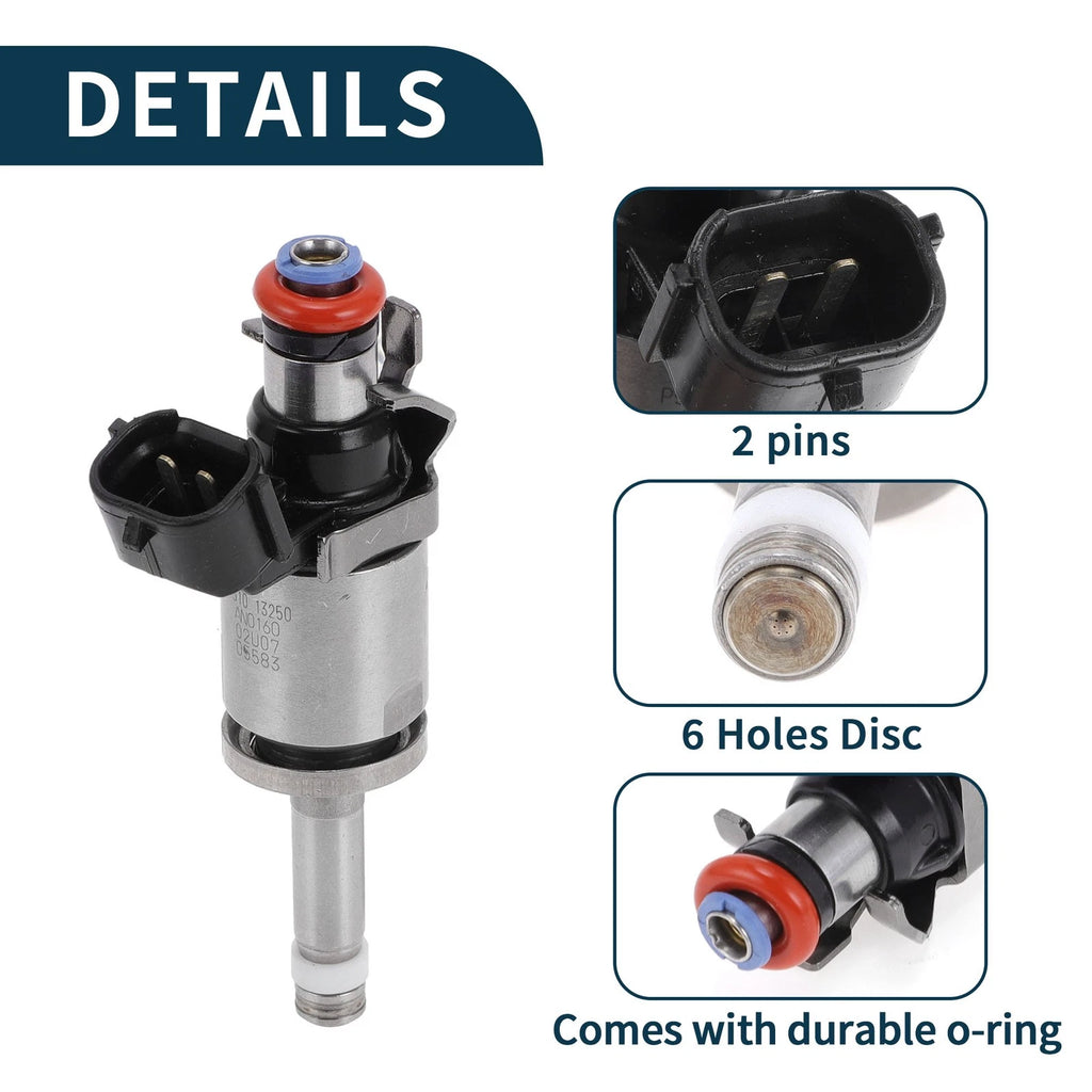 Fuel Injector Replacement for Mazda 3 2.0L (2016–2018) 1 Pc Black