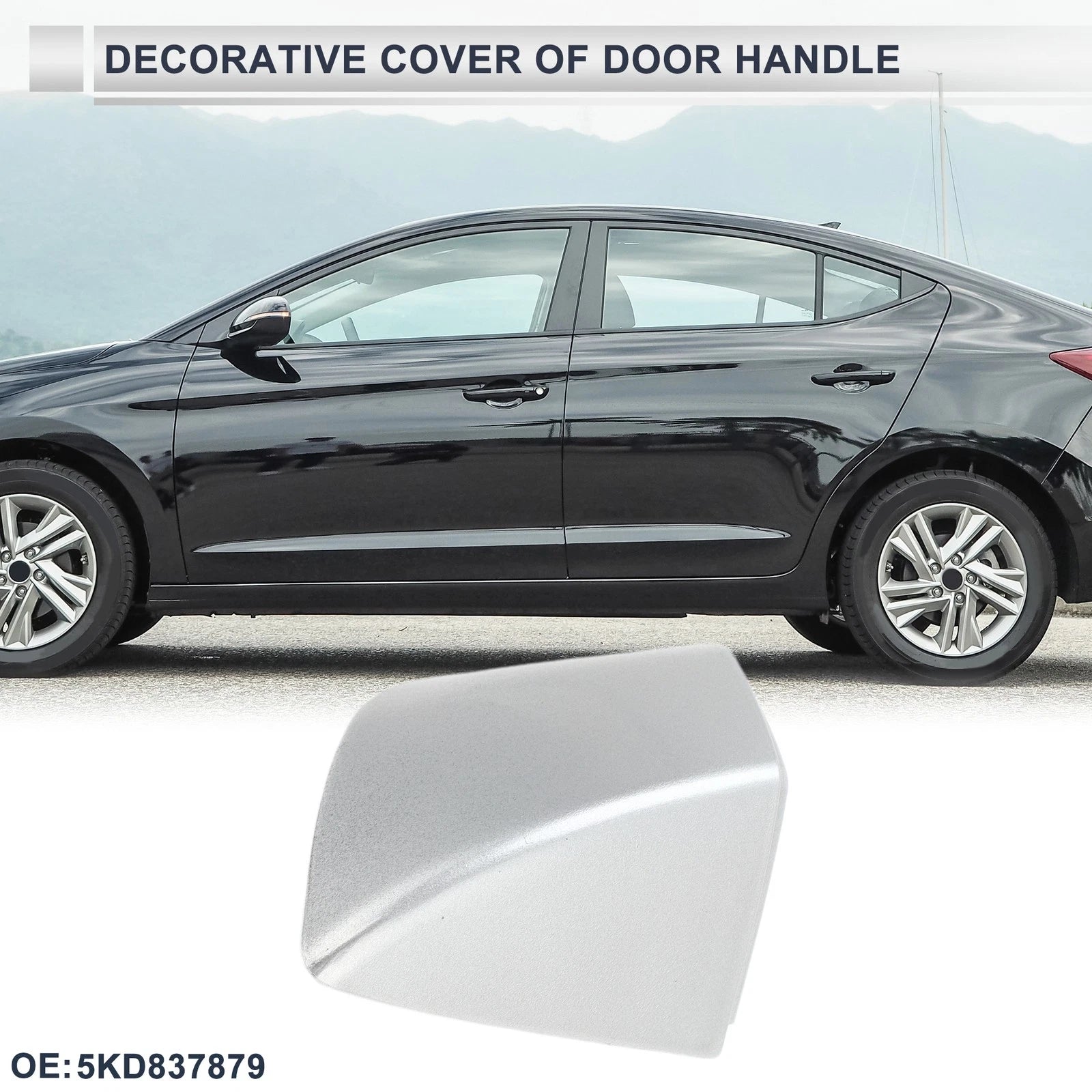 Front Left Door Handle Lock Cylinder Cover for VW (5KD837879)