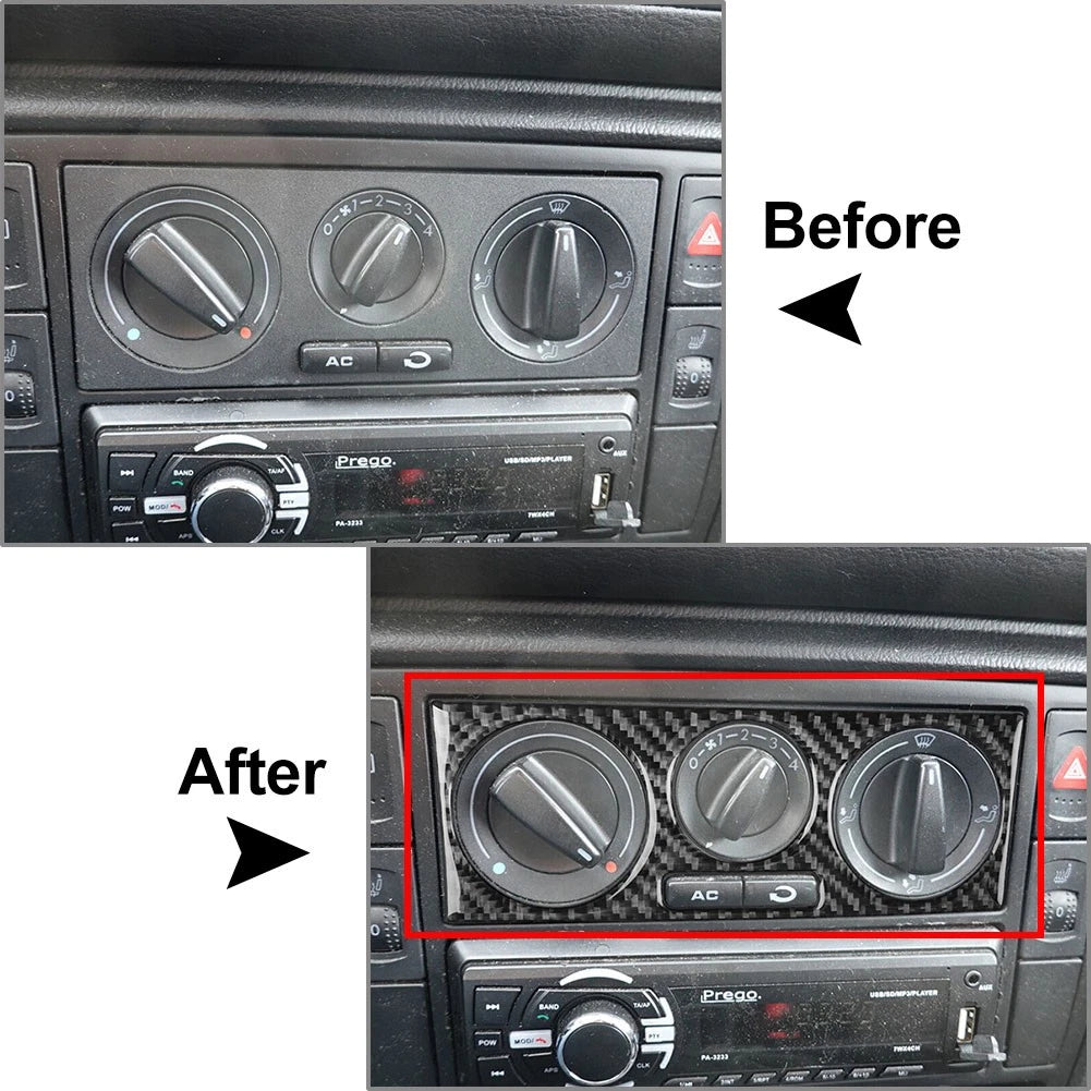 Air Conditioner Switch Control Panel Cover for Volkswagen Passat B5 (2001–2005)
