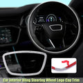 Steering Wheel Trim Cover Replacement Square Sticker for Audi Q7 (2016–2024)
