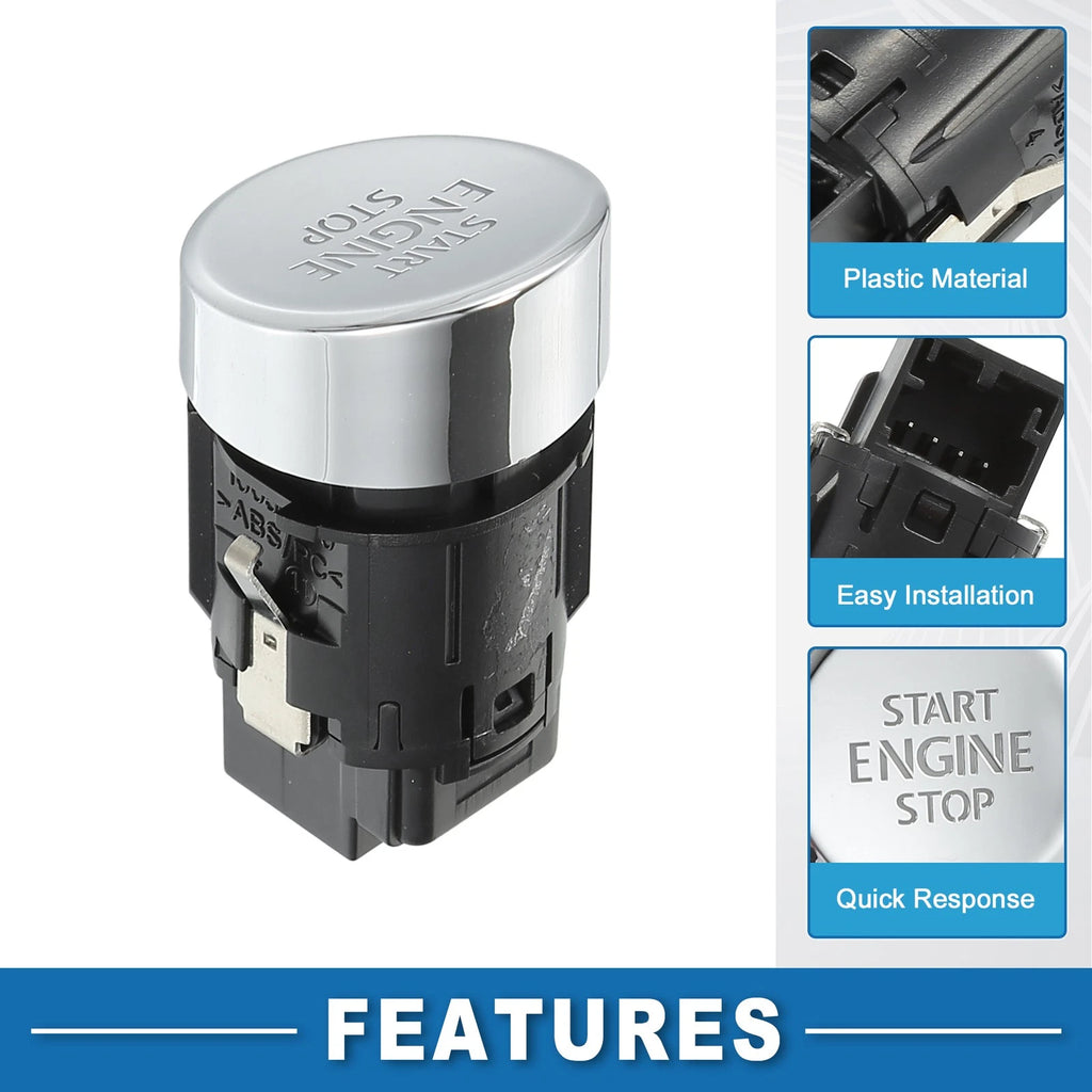 Engine Start Stop Switch Button Replacement for Volkswagen Passat (2010–2015)
