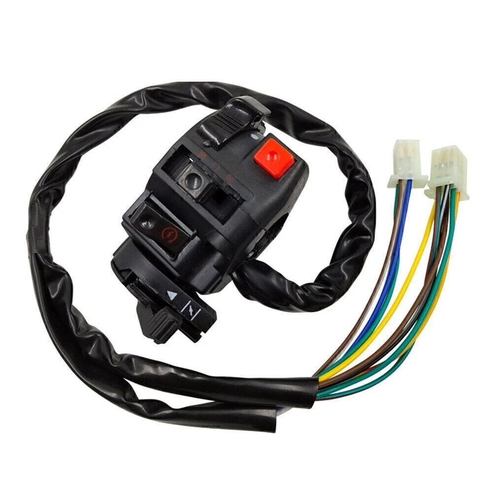 Handlebar High/Low Beam On/Off Start Kill Switch for Motorcycle (Universal)