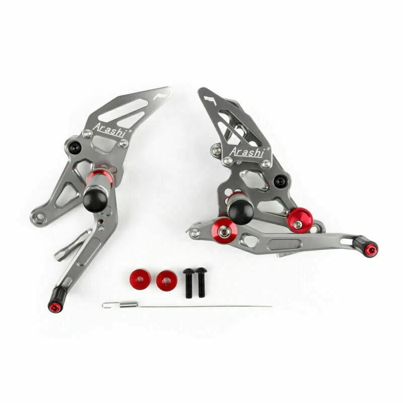 Aluminum Rearsets Footpegs Pedals for Yamaha MT-07 / FZ07 (2014–2018) Ti T9