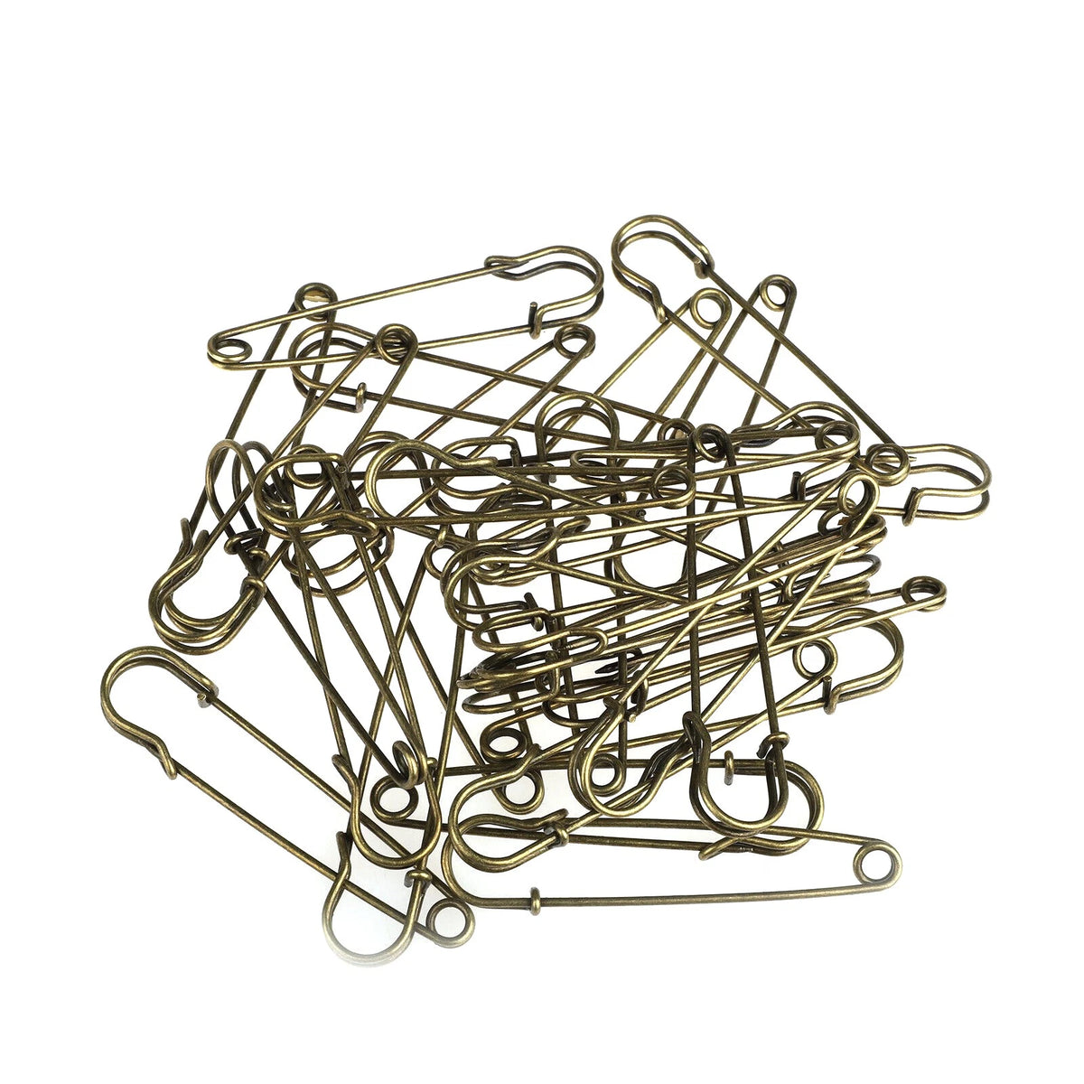 30Pcs Stainless Steel Safety Pins for Apparel Accessory