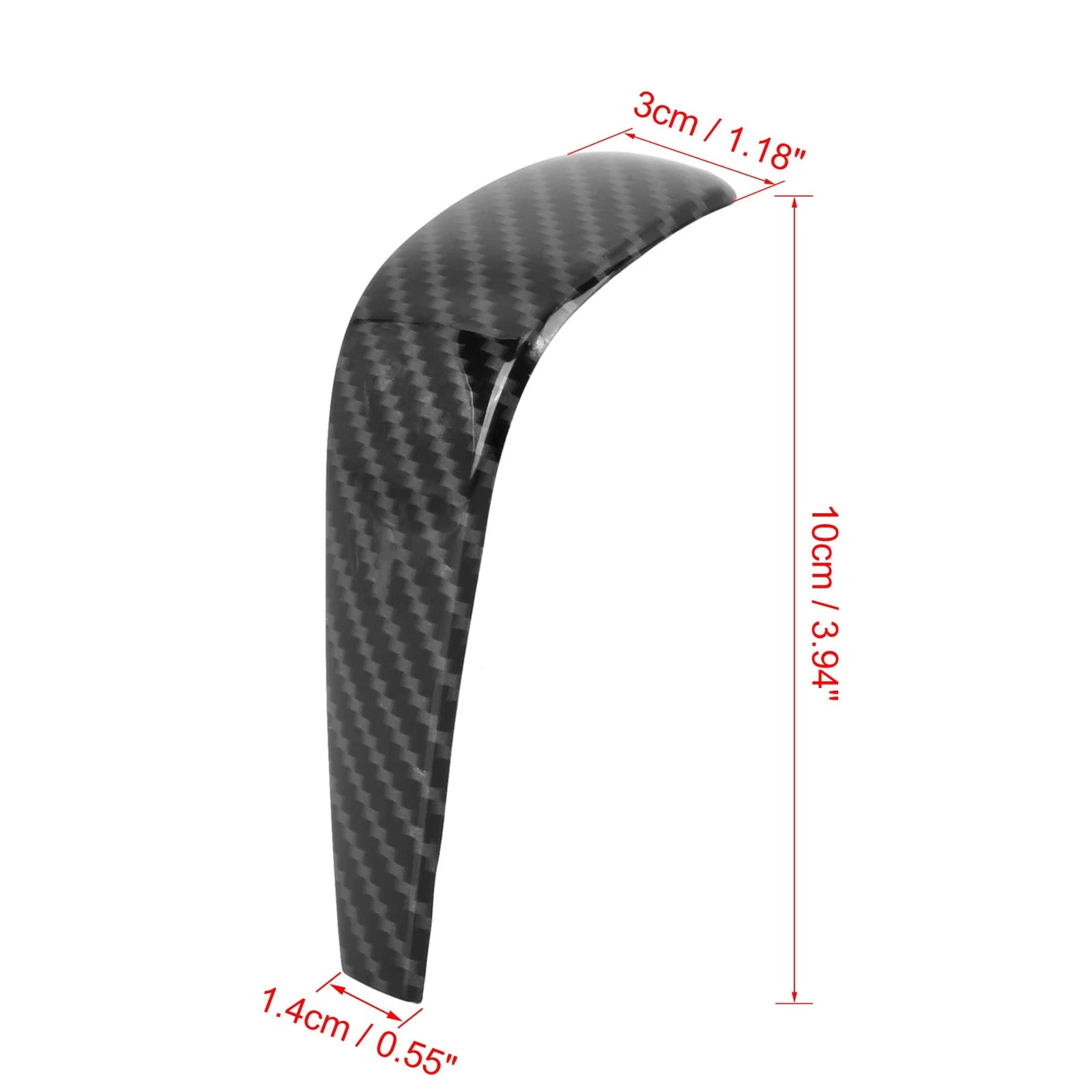Gear Shift Knob Carbon Fiber Style Sticker for BMW 3 Series E91 E93 (2006–2012)