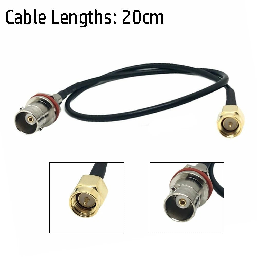 RG174 Antenna Signal Cable with BNC to SMA Adapter for Reliable Performance