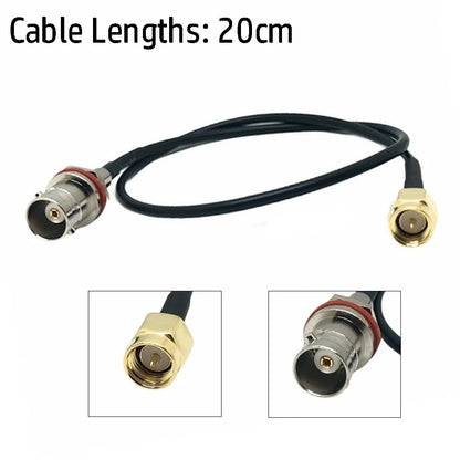 RG174 Antenna Signal Cable with BNC to SMA Adapter for Reliable Performance