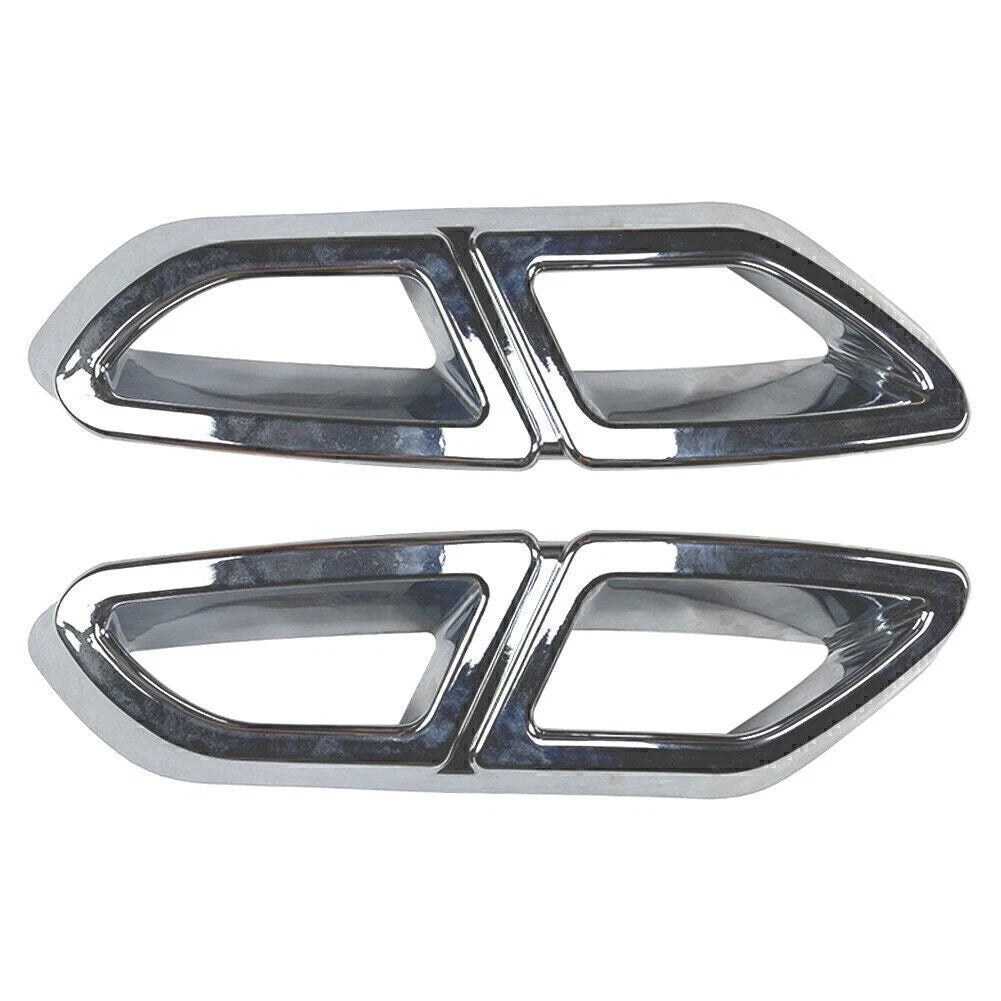 Chrome Rear Exhaust Muffler Tail Pipe Cover for VW Passat B8 (2016–2019)