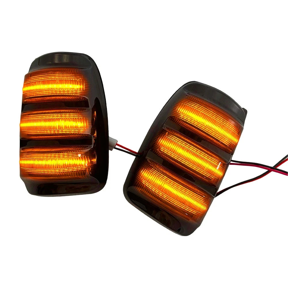 Smoke Side Mirror Turn Signal Light Pair for Ford Transit 150 250 350HD (2015–2023)