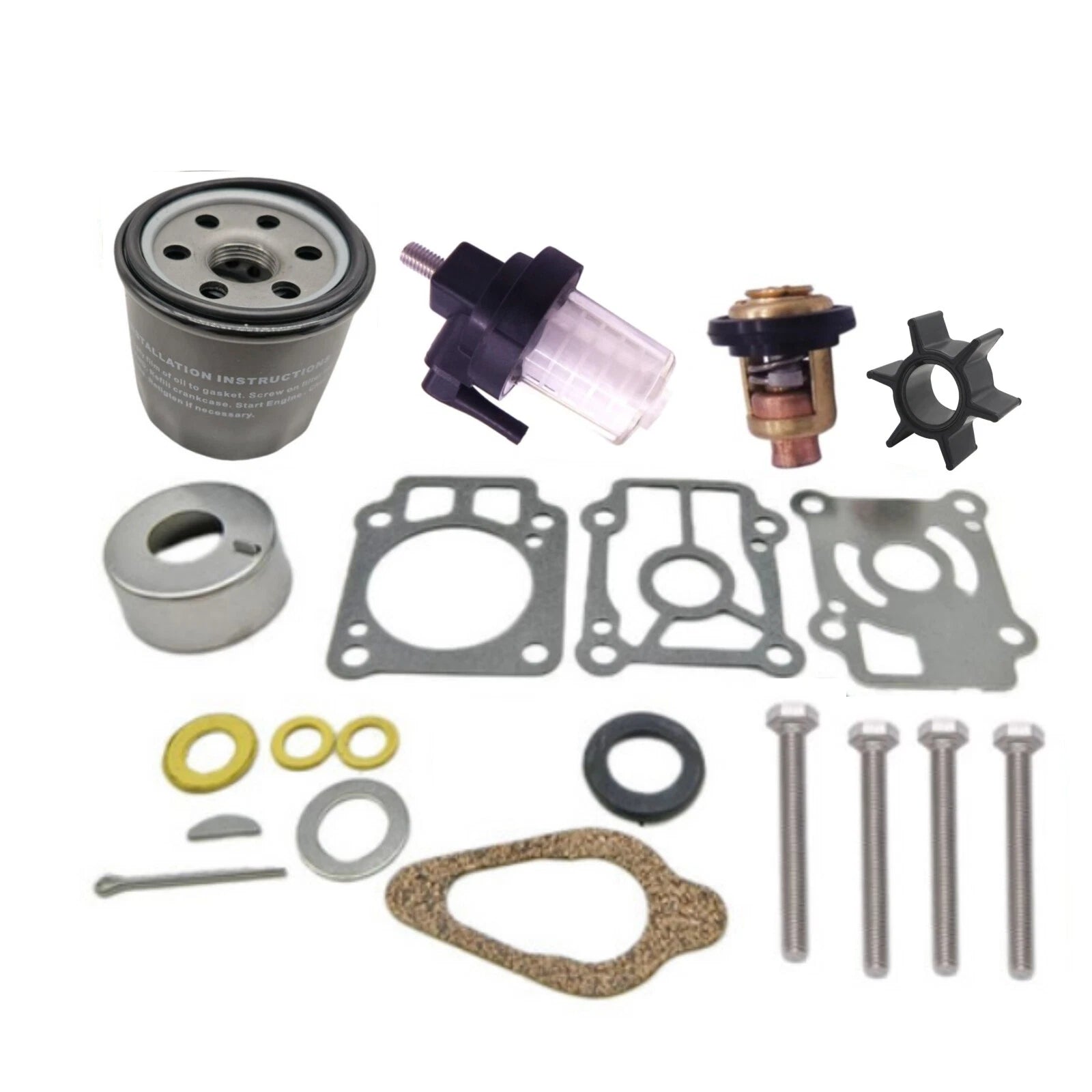 Engine Maintenance Kit for Mercury Mariner 20 30 HP (2000–2009) 8M0120839 853792A07 35-8M0162831