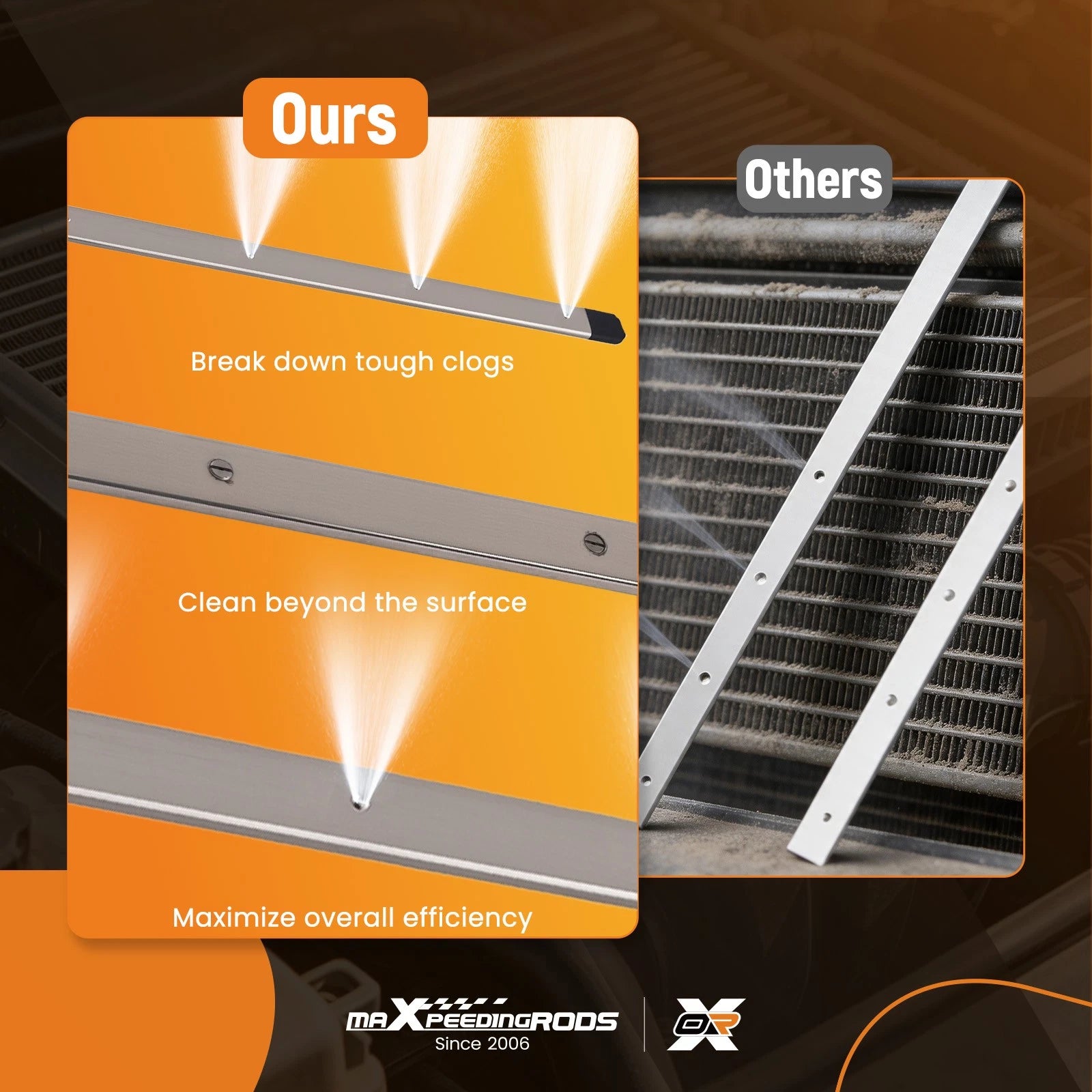 Radiator Flush Wand Kit for Universal Applications (39.4'')