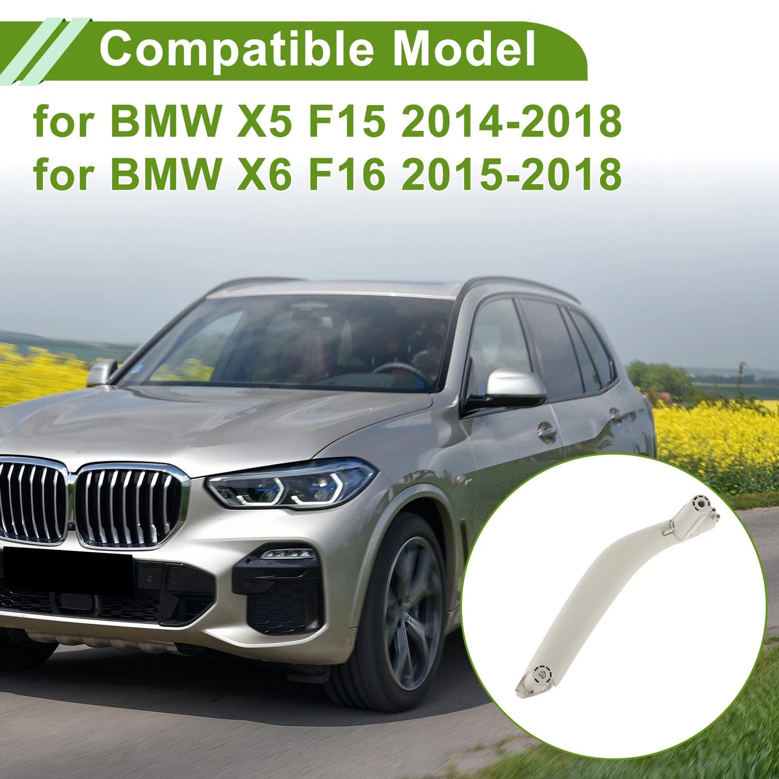 Door Handle Pull Trim Cover Replacement for BMW X5 F15 (2014–2018)