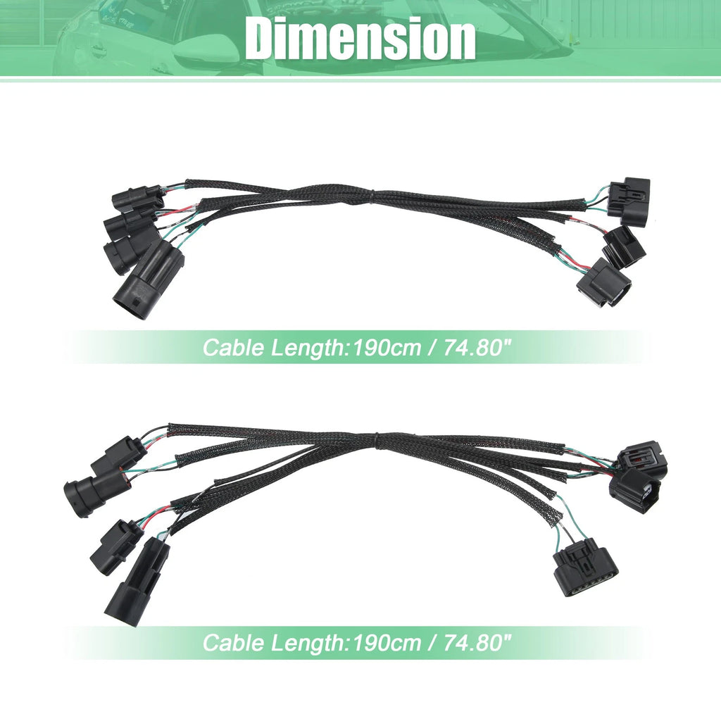 Headlight Adapter Wire Set for Honda Accord 2016–2017 Sedan Halogen LED