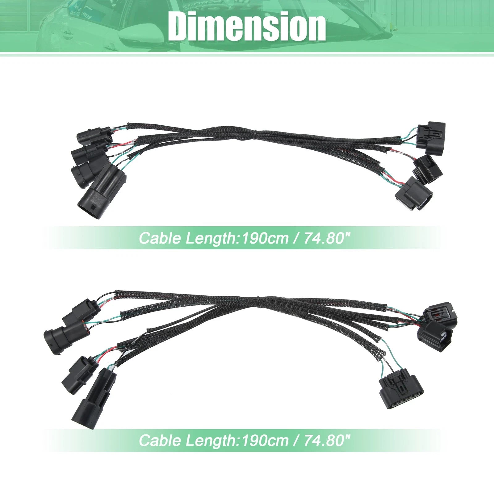 Headlight Adapter Wire Set for Honda Accord 2016–2017 Sedan Halogen LED