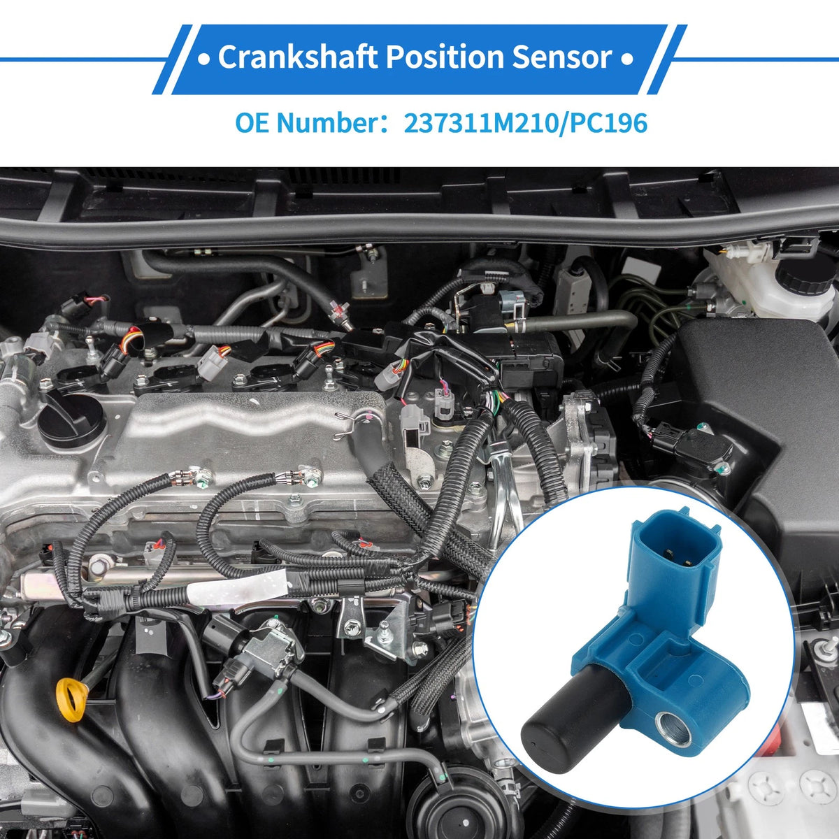 Crankshaft Position Sensor for Nissan Sentra 1.6L (1995–1999) No. 23731-1M210