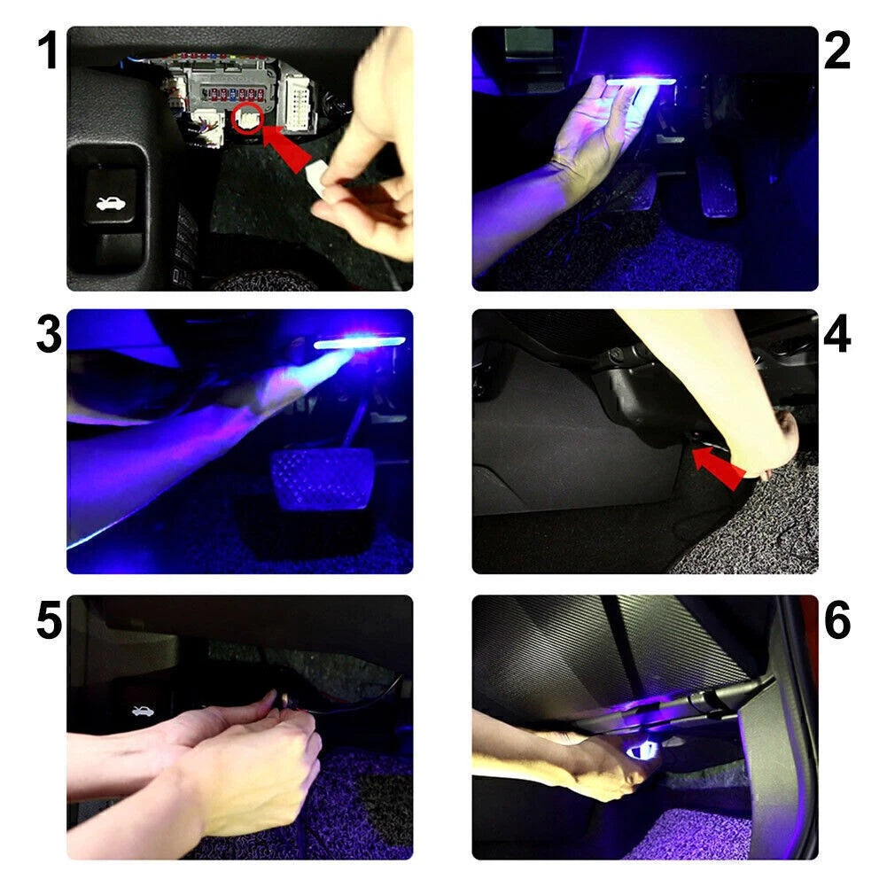 2X LED Interior Ambient Lights for Honda Civic (2016–2021)