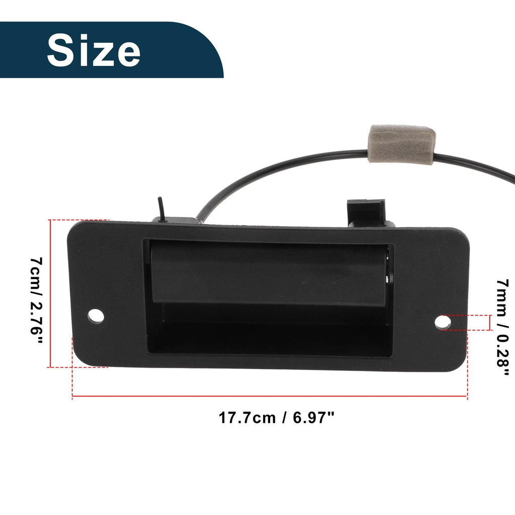 Tailgate Handle Bezel for Ford E150 E250 E350 E450 (Black)