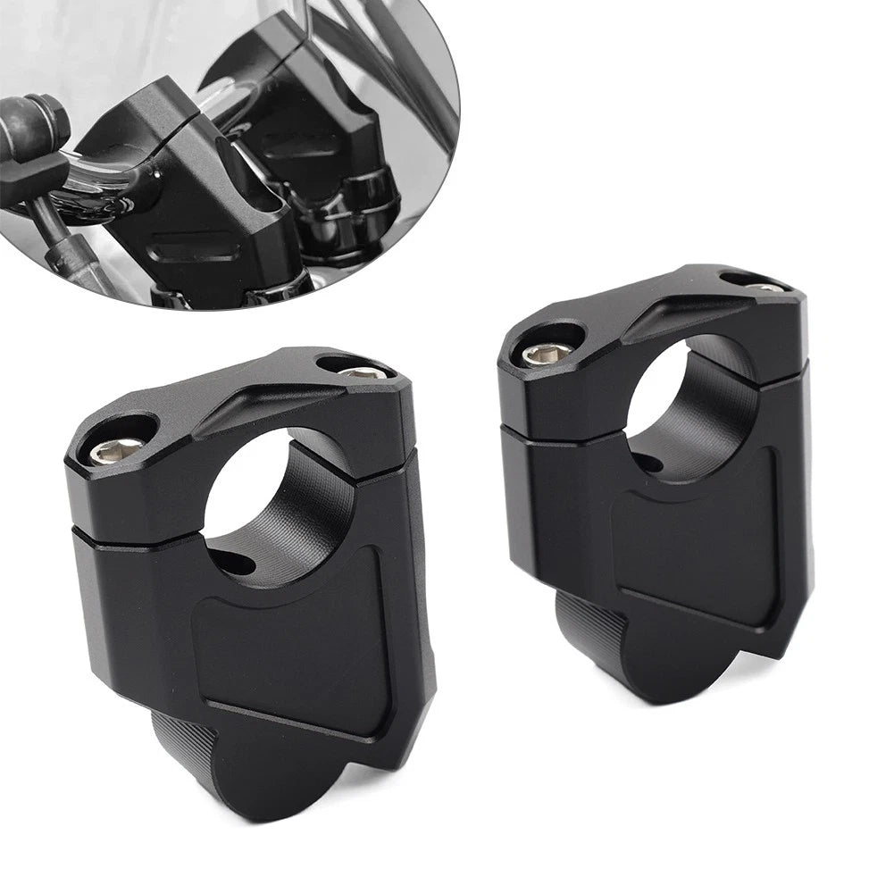 25mm Handlebar Bar Mount Clamp Riser for Honda Kawasaki